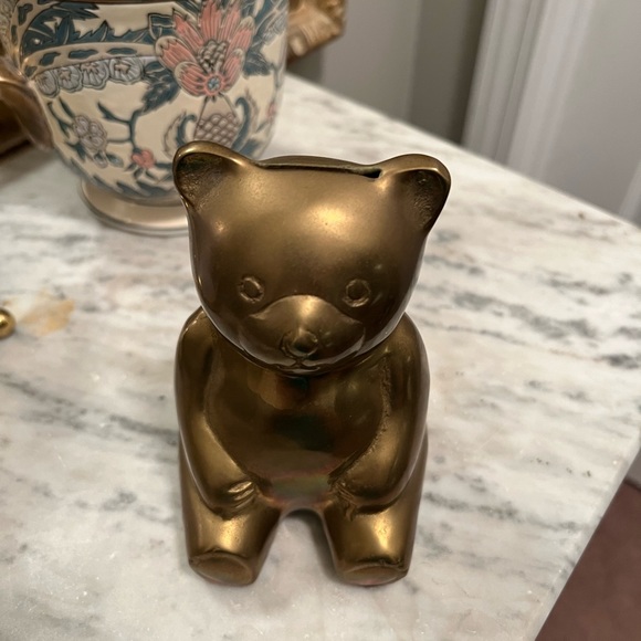 Vintage Teddy Bear Coin Bank - Picture 5 of 5
